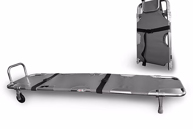 Nosze transportowe z podpórką pod stopy i kółkami STANDARD - czarne, wodoodporne